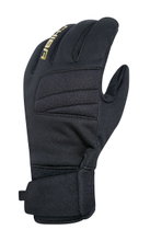Chiba Fahrrad Handschuhe Classic - winddichter Softshell - schwarz/gold - 1 Paar